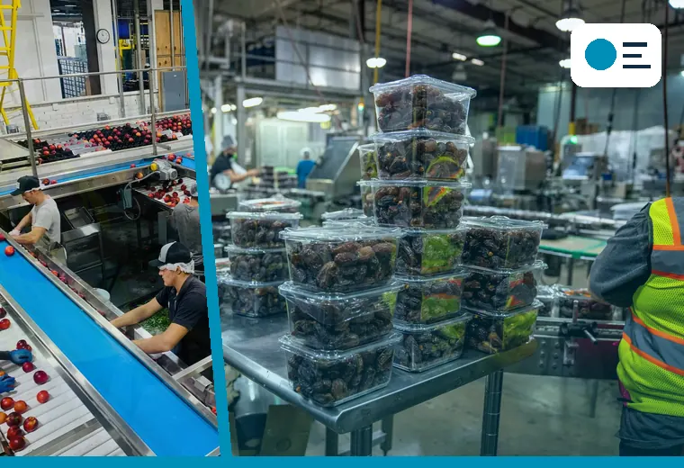 Production process relevant to contract packing