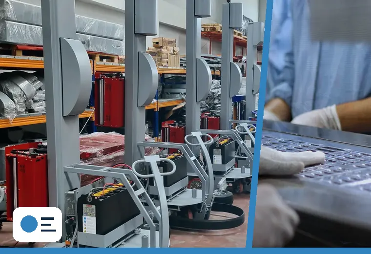 Production process relevant to general component assembly