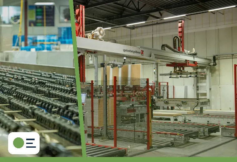 Production process relevant to hardware and fixings packing