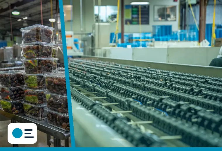 Production process relevant to volumetric filling