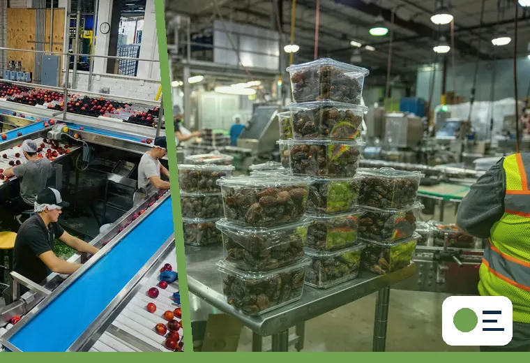Production process relevant to bottled water production