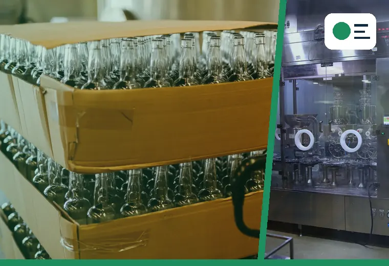 Production process relevant to spirits and distillery packaging